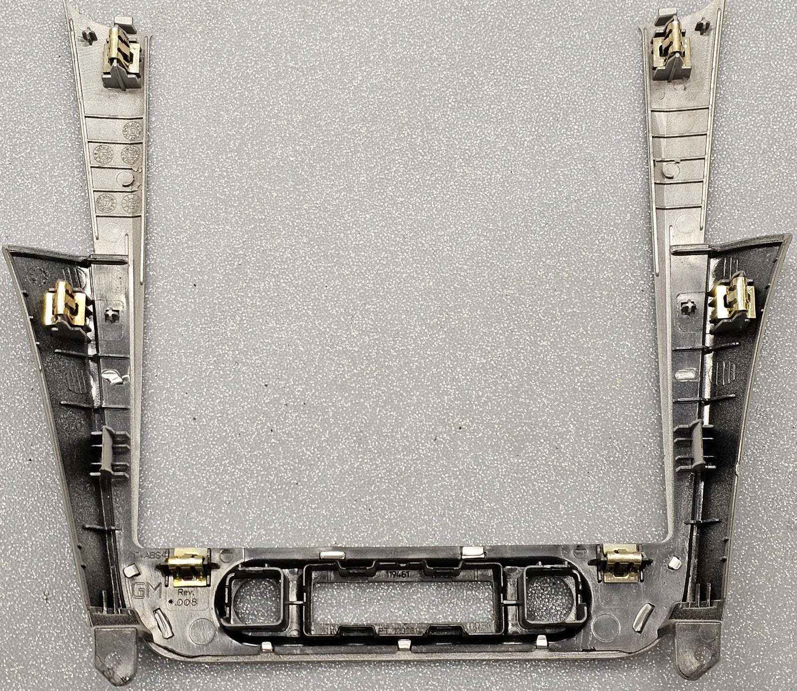 🔥2008-2012 Chevy MALIBU Center Dash Radio Bezel Panel OFF Signal Trim GRAY B8