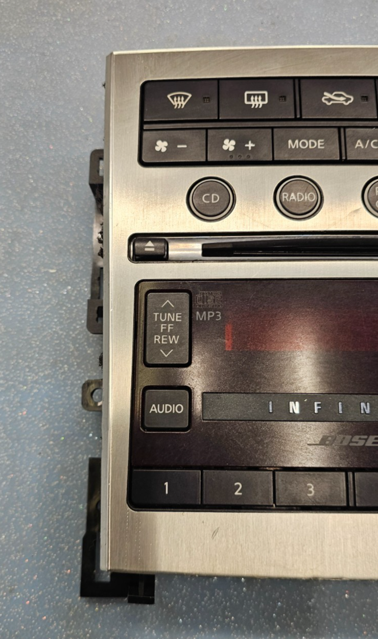 🔥05-07 Infiniti G35 Coupe OEM Navigation Climate Control CD Radio Player Silver