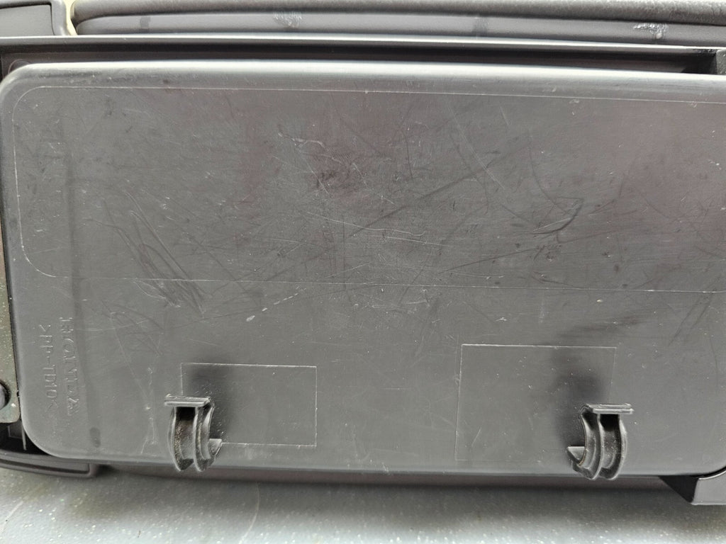 03-07 ACCORD Acura TSX Center Console Armrest Storage Lid Top Leather GRAY L22