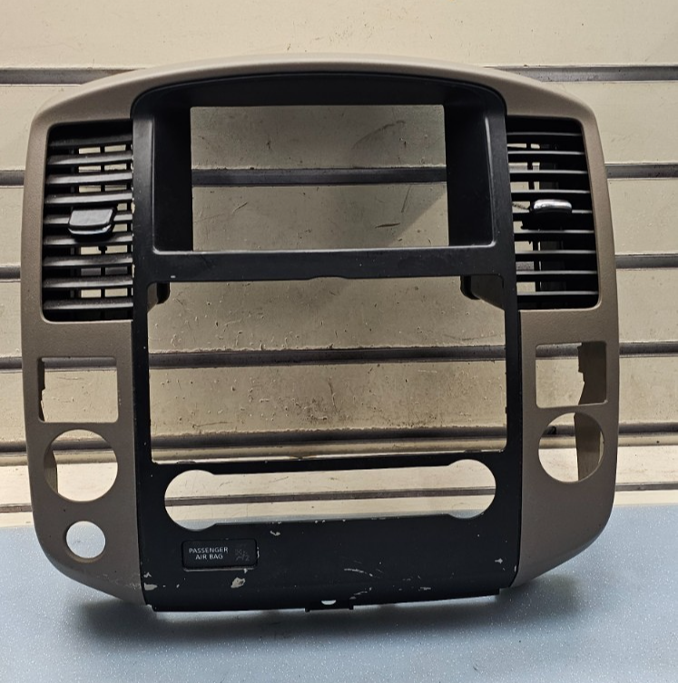 🔥2008–2012 Nissan Pathfinder Radio & Climate Control Dash Bezel  OEM