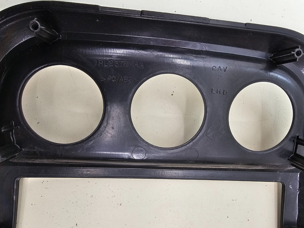 🔥10-16 Jeep Compass Patriot Center Dash Radio Climate Trim Bezel Panel BLACK