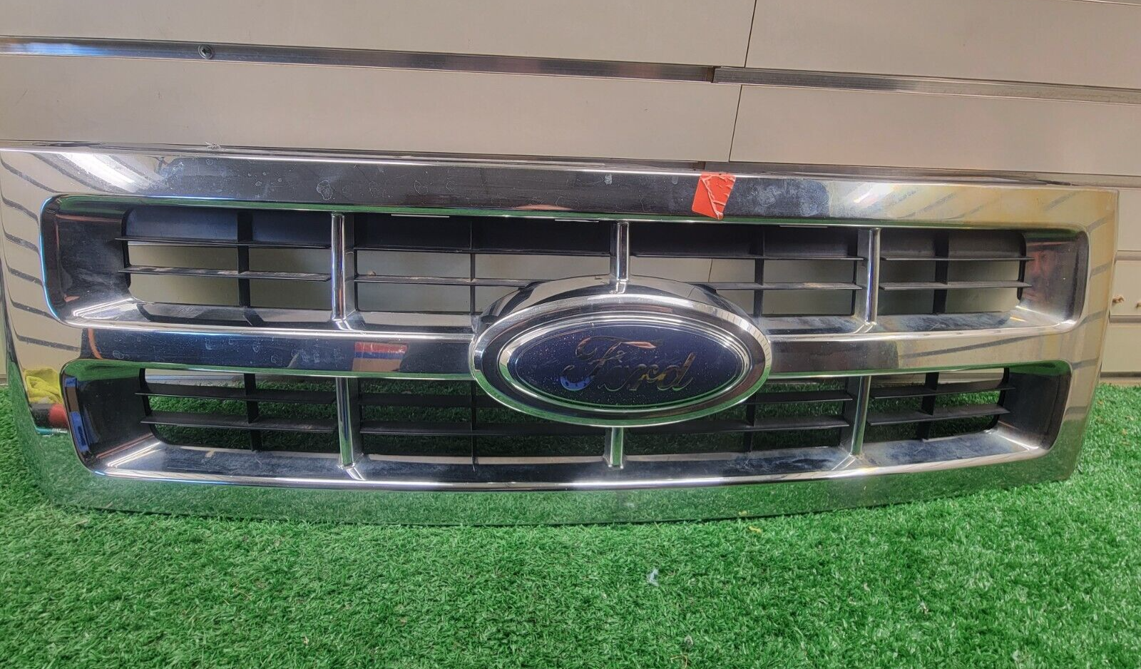 🔥08-12 Ford Escape Front Upper Bumper Center Grille Assembly Chrome EMBLEM OEM