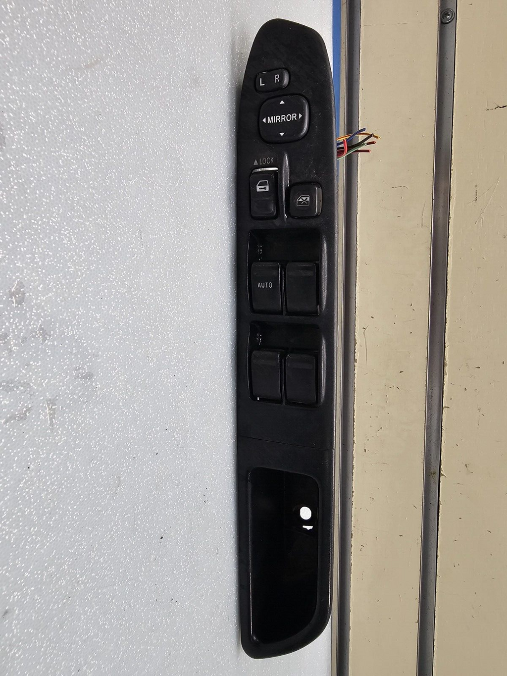 02-06 Toyota Camry Front Left Driver Master Power Window Switch Assembly Black