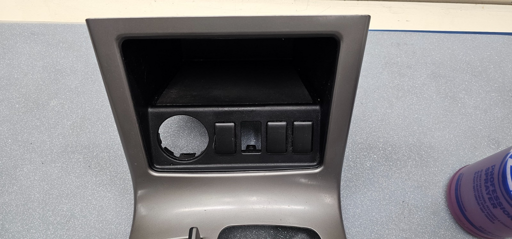 🔥05-12 NISSAN PATHFINDER CENTER CONSOLE SHIFTER SHIFT STORAGE BEZEL TRIM SILVER