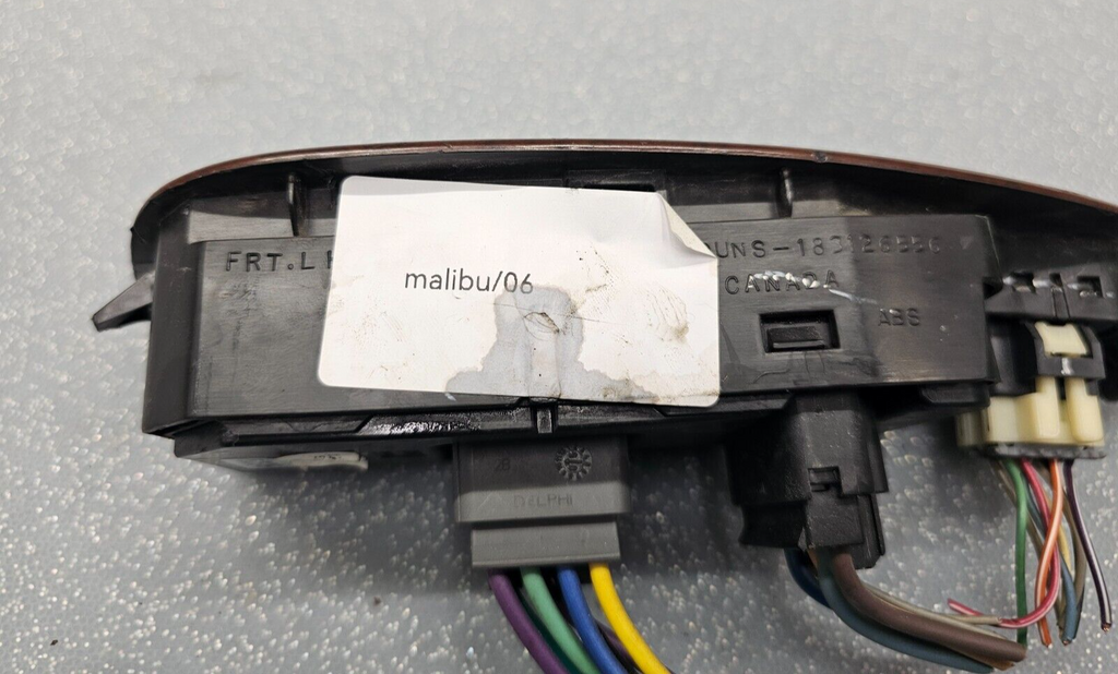 🔥04-07 CHEVY MALIBU LEFT DRIVER POWER WINDOW MASTER SWITCH ASSEMBLY WOOD OEM