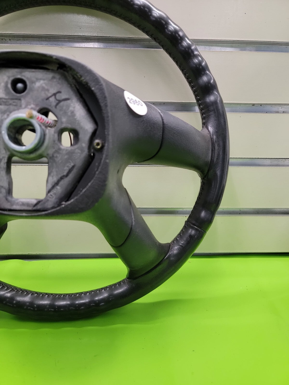 🔥03-06 SILVERADO SIERRA YUKON TAHOE SUBURBAN STEERING WHEEL LEATHER BLACK