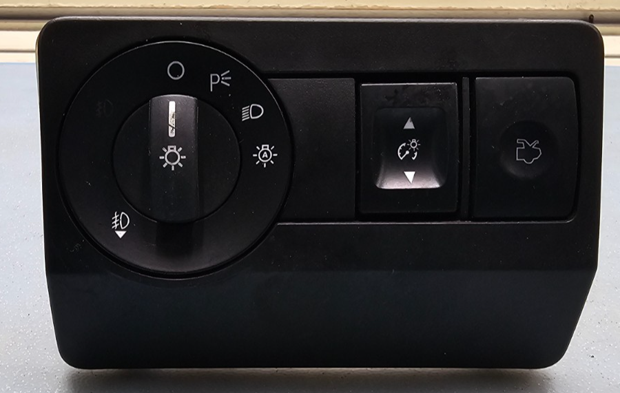 🔥10-12 FORD FUSION MILAN HEADLIGHT LAMP DIMMER CONTROL TOGGLE SWITCH ASSY BLACK