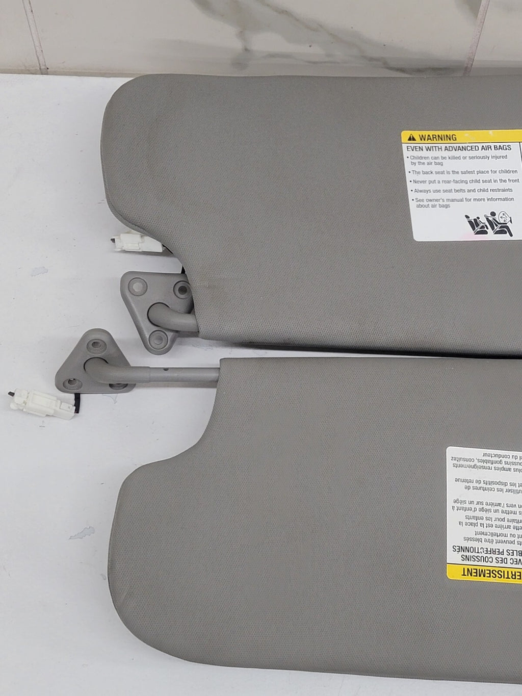 🔥2013-2018 Nissan Altima Sedan sun visor sunvisors SET  Gray