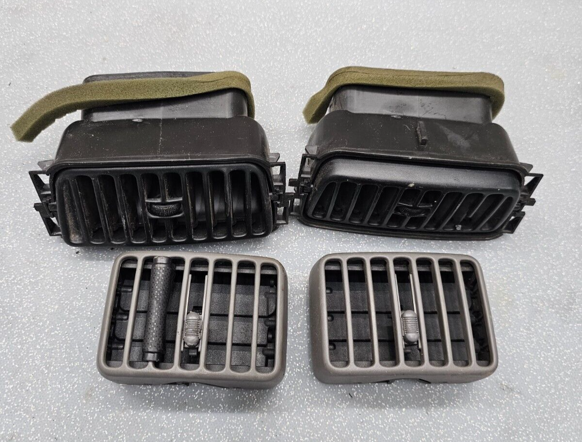 🔥01-07 FORD ESCAPE MERCURY MARINER DASH AC HEATER AIR VENT FILTER SET DARK GRAY
