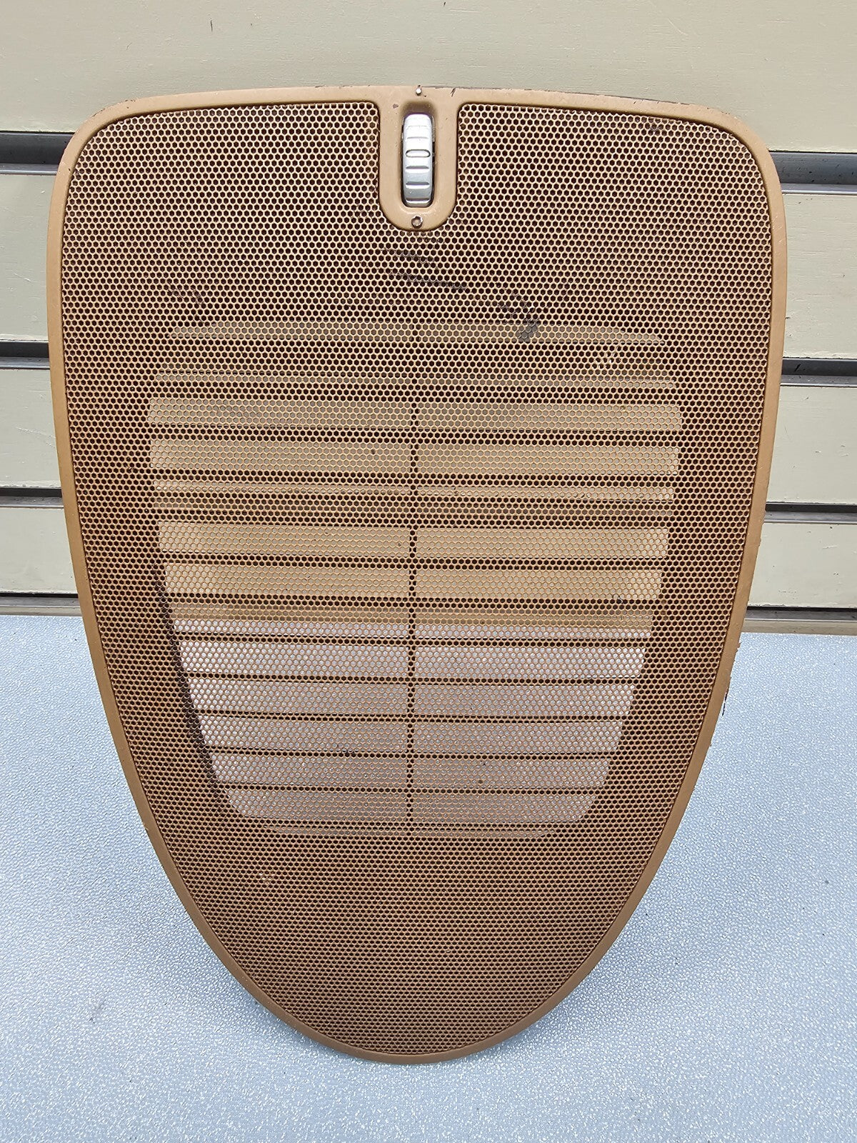 🔥03-10 PORSCHE CAYENNE Upper Center 955 Air Speaker Vent Grille Cover DK Tan