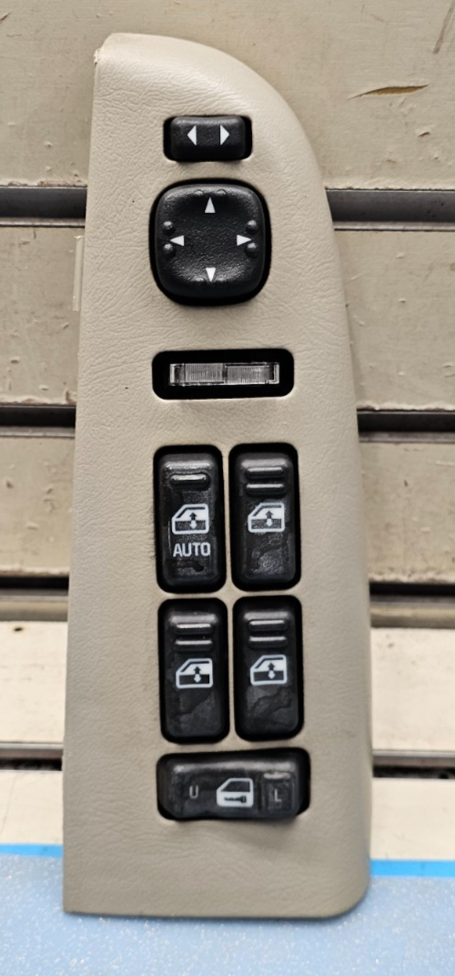 🔥99-02 Tahoe Suburban Yukon Left Driver Master Power Window Switch Assembly Tan