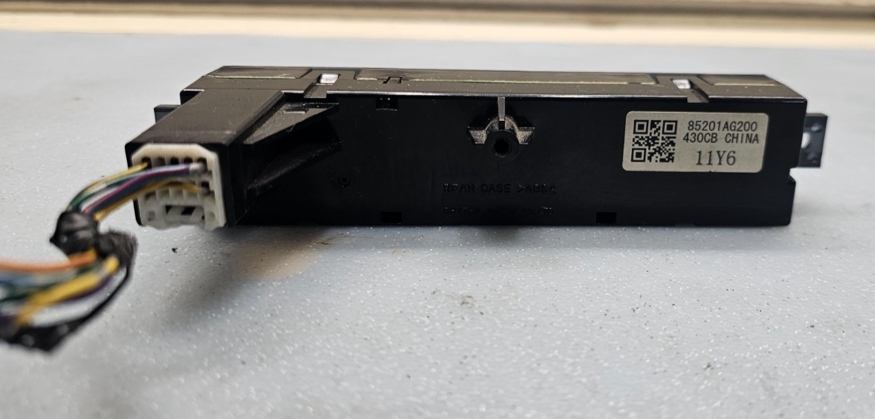 🔥07-09 SUBARU LEGACY OUTBACK DIGITAL CENTER DASH AUTO CLOCK ASSEMBLY BLACK