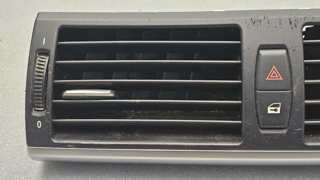 07-13 BMW X5 Center Dash Air Vent Heater Filter Conditioner Bezel Assembly Black