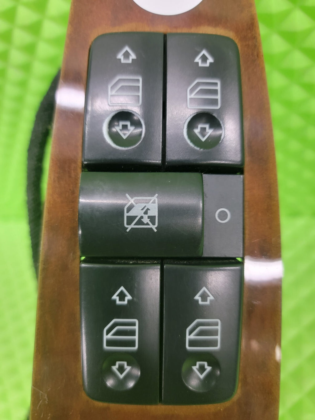 00 - 02 MERCEDES S430 DRIVER LEFT SIDE MASTER POWER WINDOW SWITCH WOODGRAIN
