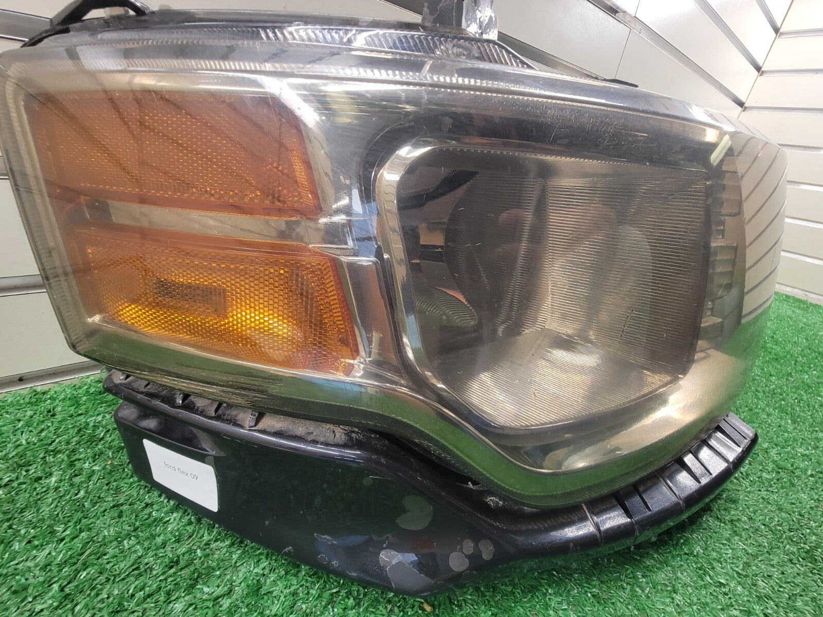 🔥09-12 FORD FLEX Right Passenger Side Headlight Headlamp Assembly Chrome OEM