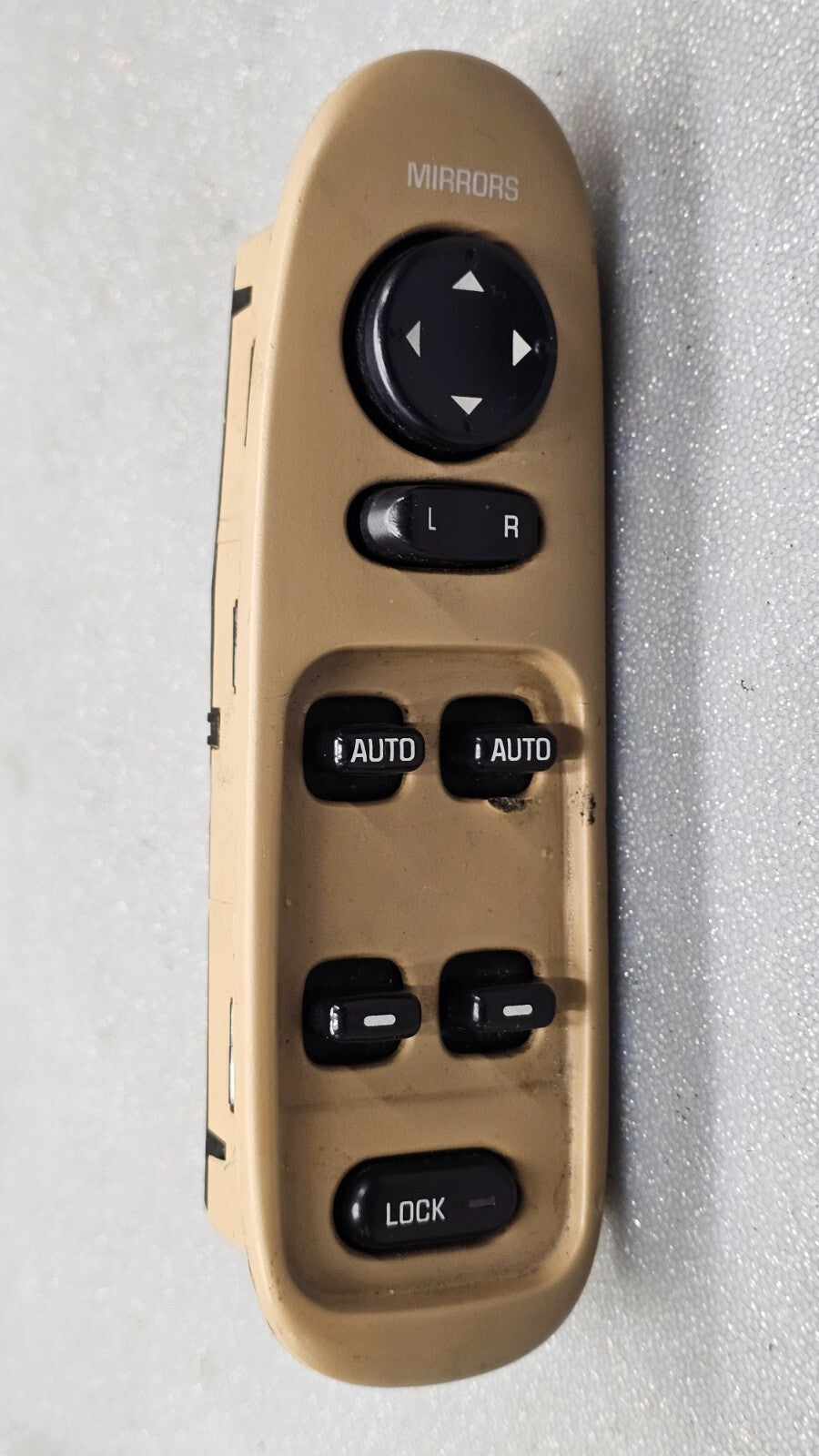 🔥00-05 Buick Lesabre Left Driver Master Power Window Switch Assembly Tan OEM