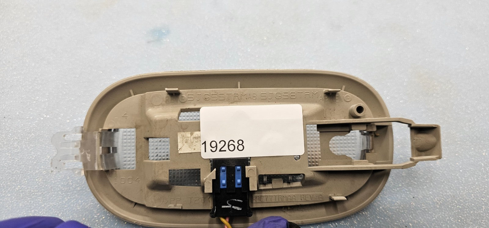 🔥02-11 Dodge Ram Dakota Durango Rear Inner Dome Map Light Lamp Assembly TAN OEM