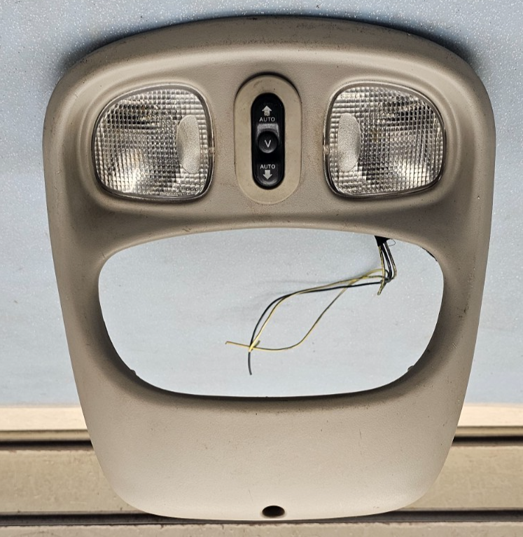 🔥06-08 Dodge Ram 1500 2500 Digital Overhead Console Display Dome Map TAN 06