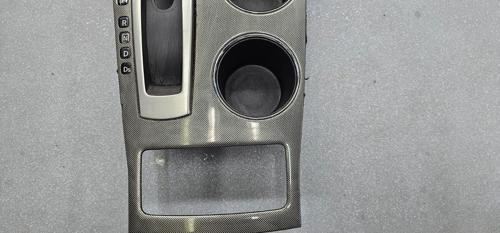 🔥13-15 Altima Center Console Gear Shifter Trim Bezel Cup Drink Holder Gray OEM