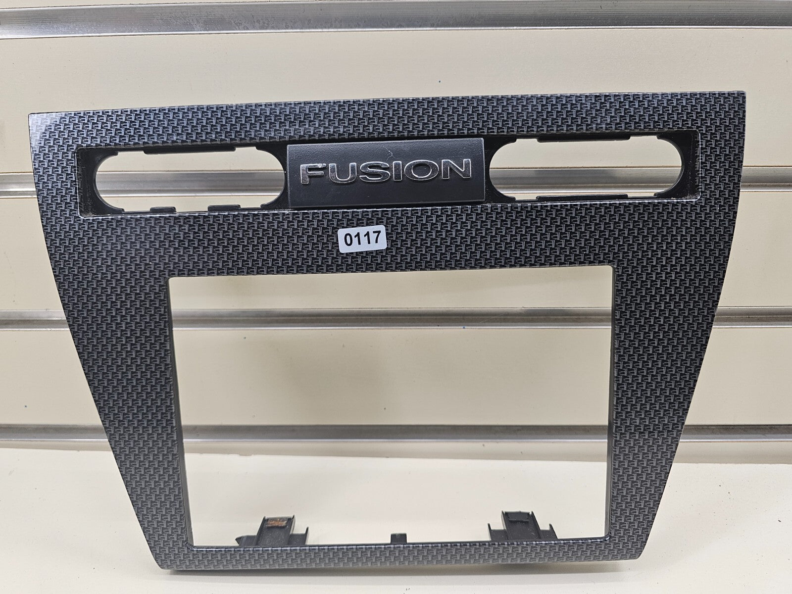 06-09 Fusion Milan Center Dash Trim Panel AM FM Radio Stereo Bezel CARBON BLACK