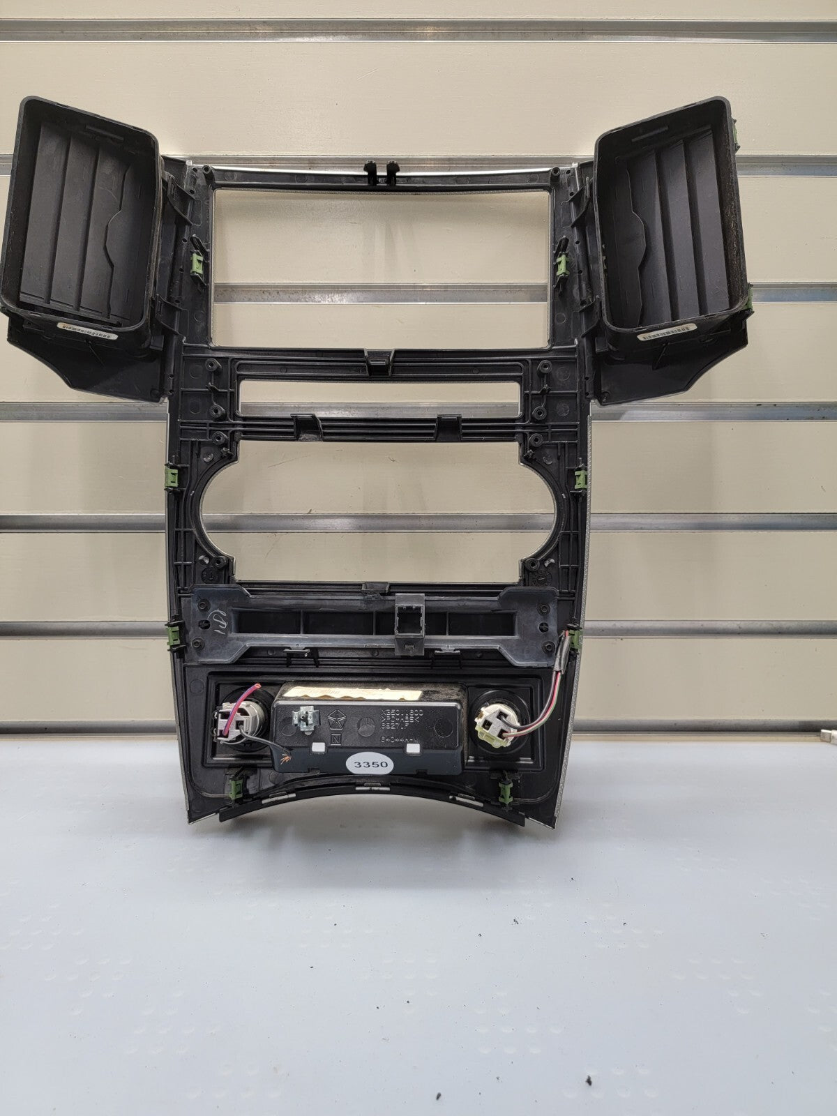🔥08-10 JEEP GRAND CHEROKEE AC HEATER CONTROL RADIO DASH BEZEL TRIM VENTS SILVER
