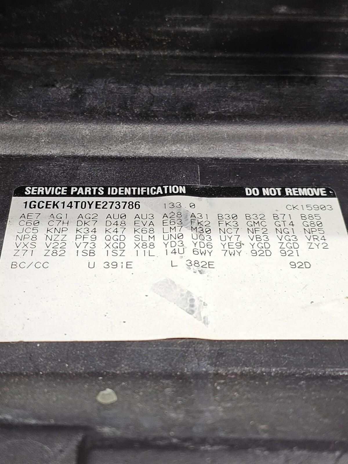 99-06 SILVERADO SIERRA Dash GLOVE BOX Storage Compartment Door Assembly Tan G3