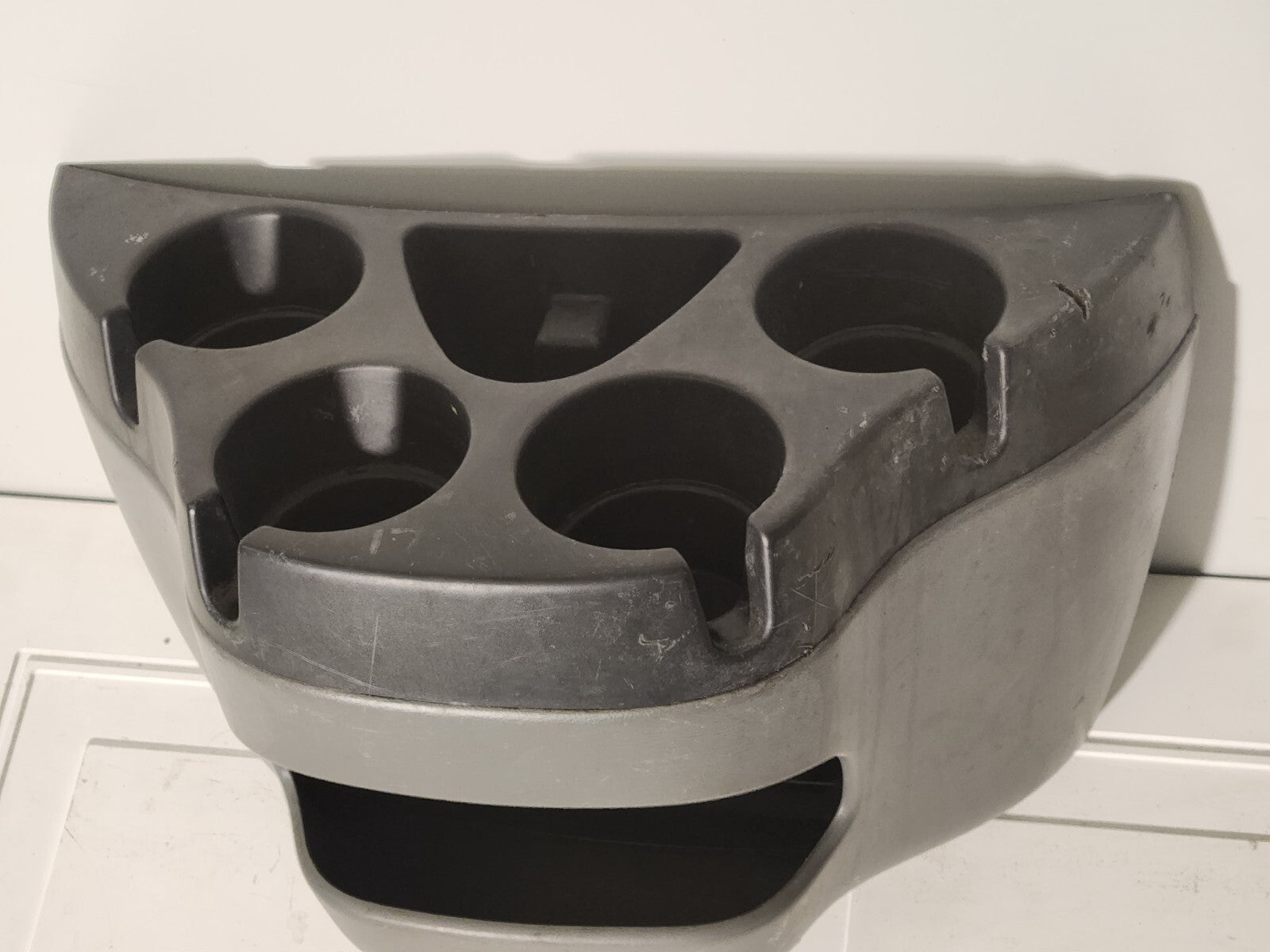 97-13 FORD ECONOLINE VAN E150 E250 E350 E450 FRONT CENTER CONSOLE Cupholder GRAY