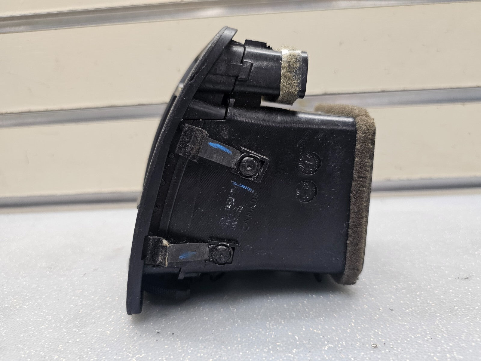01-06 Acura MDX Dash Left Driver Master Air Vent Filter Heater Conditioner Black