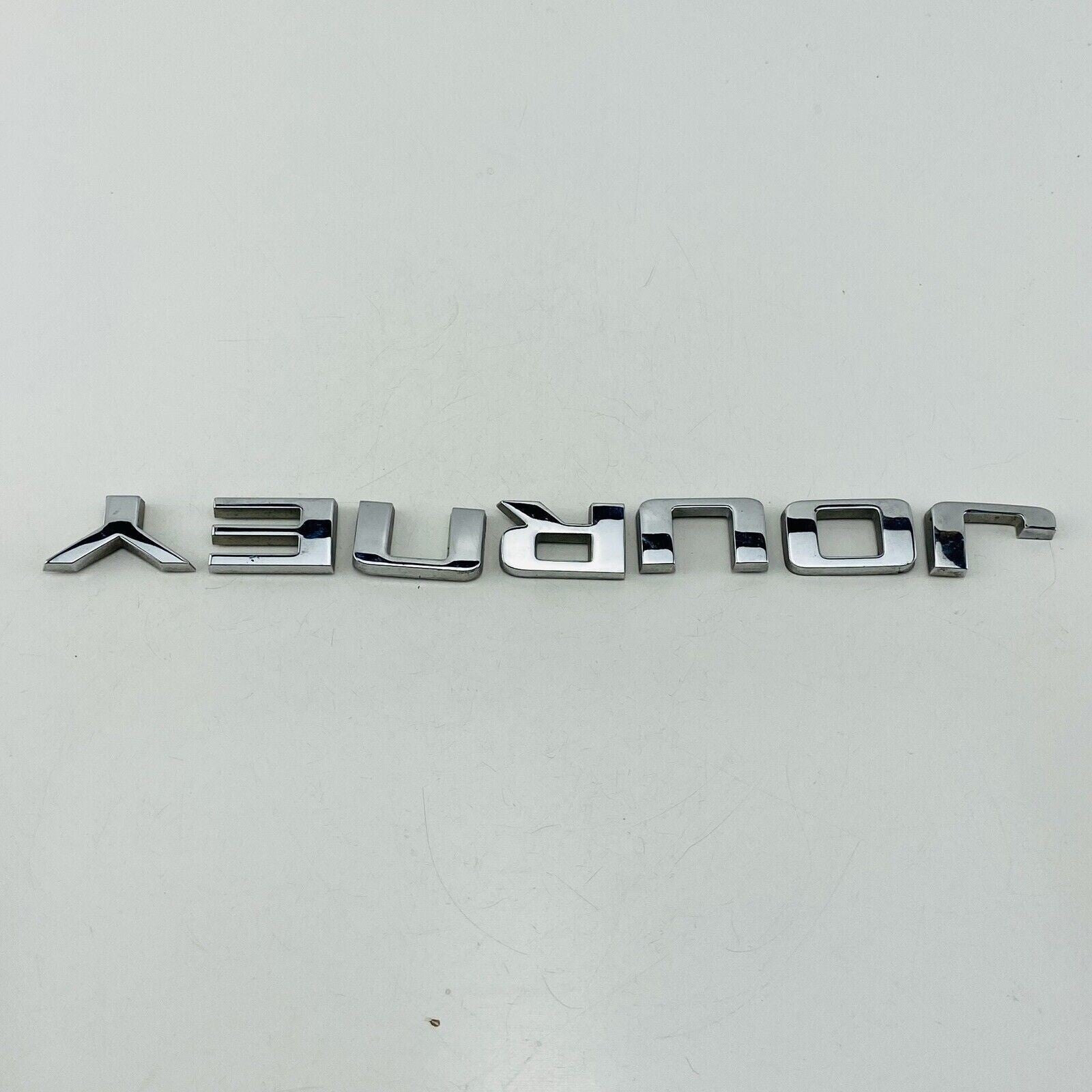 🔥09-13 Dodge Journey Emblem Badge Letters Logo Trunk Gate Rear Chrome OEM D55