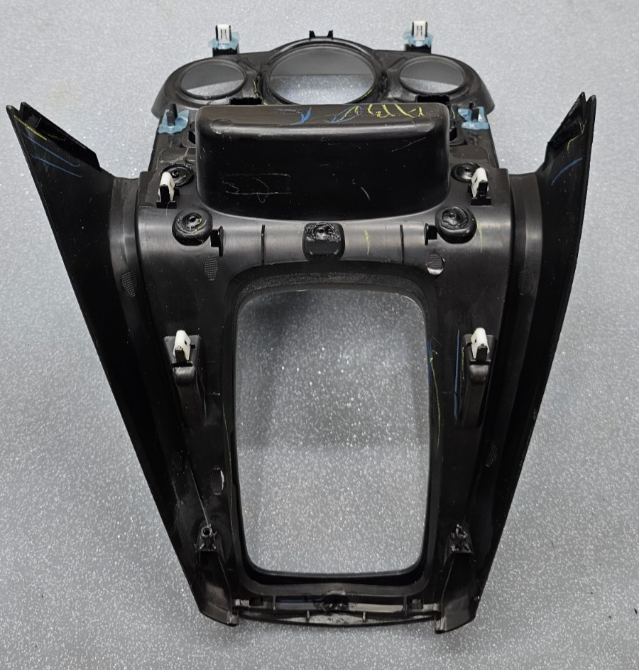 🔥14-19 FORD FIESTA CENTER CONSOLE AC CONTROL SHIFTER SHIF BEZEL TRIM Silver OEM