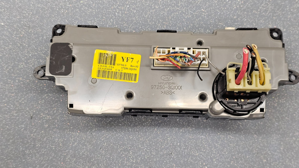 11-13 Hyundai Sonata Heater Temperature Climate Control Panel Unit Conditioning