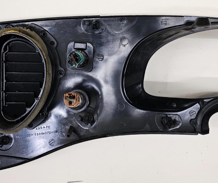 🔥97-03 Ford E-150 Econoline Dash Instrument Cluster Bezel Climate Radio Black