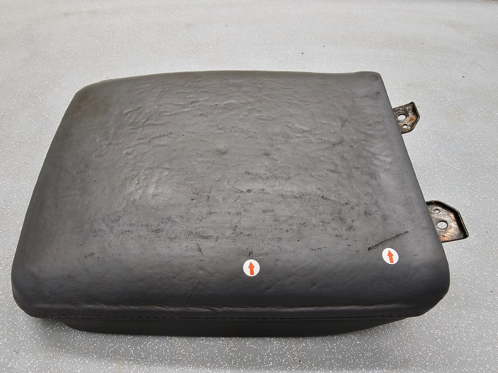 🔥03-08 Honda Pilot Front Center Console Lid Arm Rest Cover Leather Black OEM