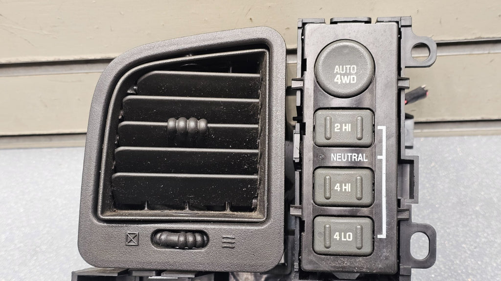 🔥99-06 Chevy Silverado Sierra Headlight Switch left Driver Air Vent Black HS19