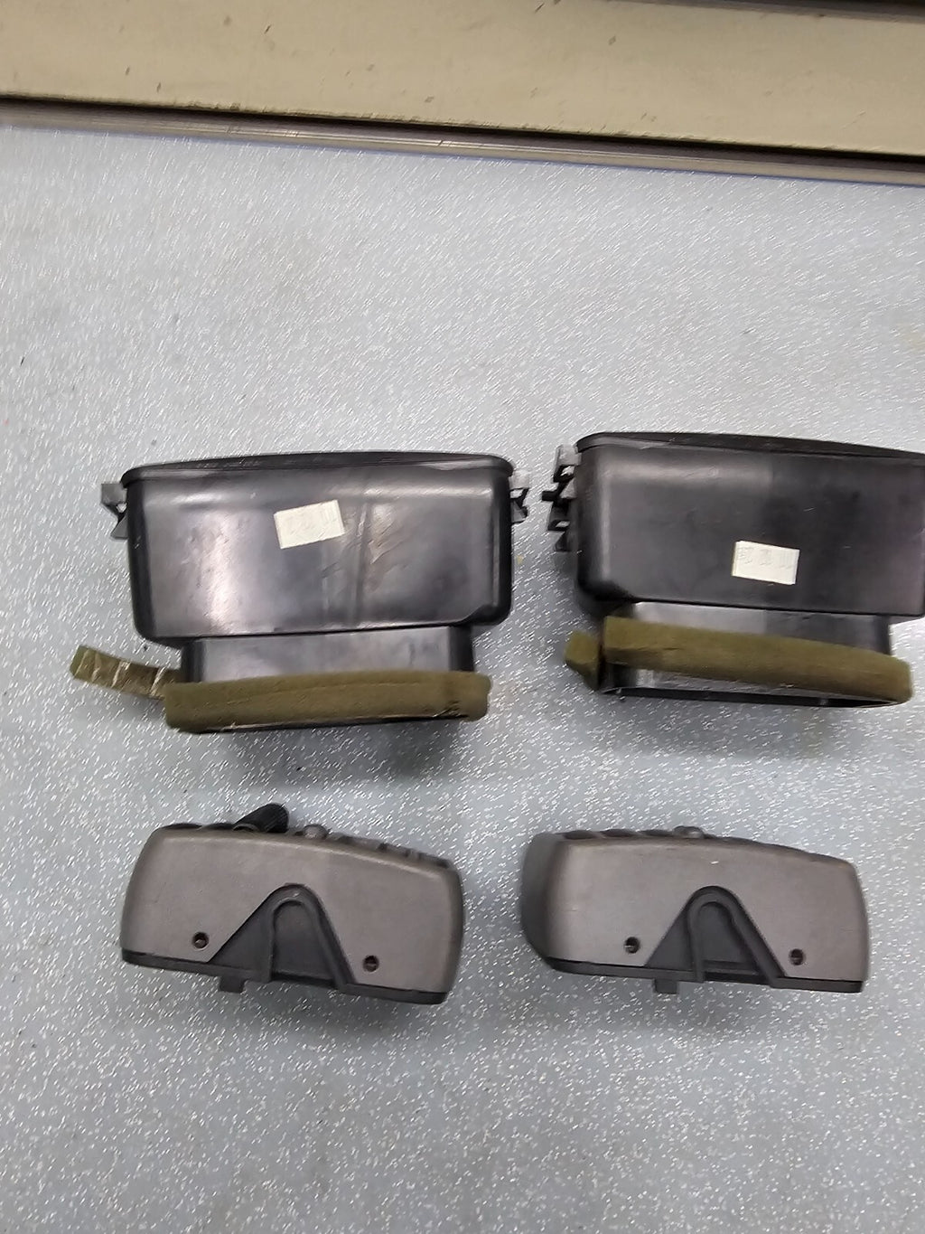 🔥01-07 FORD ESCAPE MERCURY MARINER DASH AC HEATER AIR VENT FILTER SET DARK GRAY