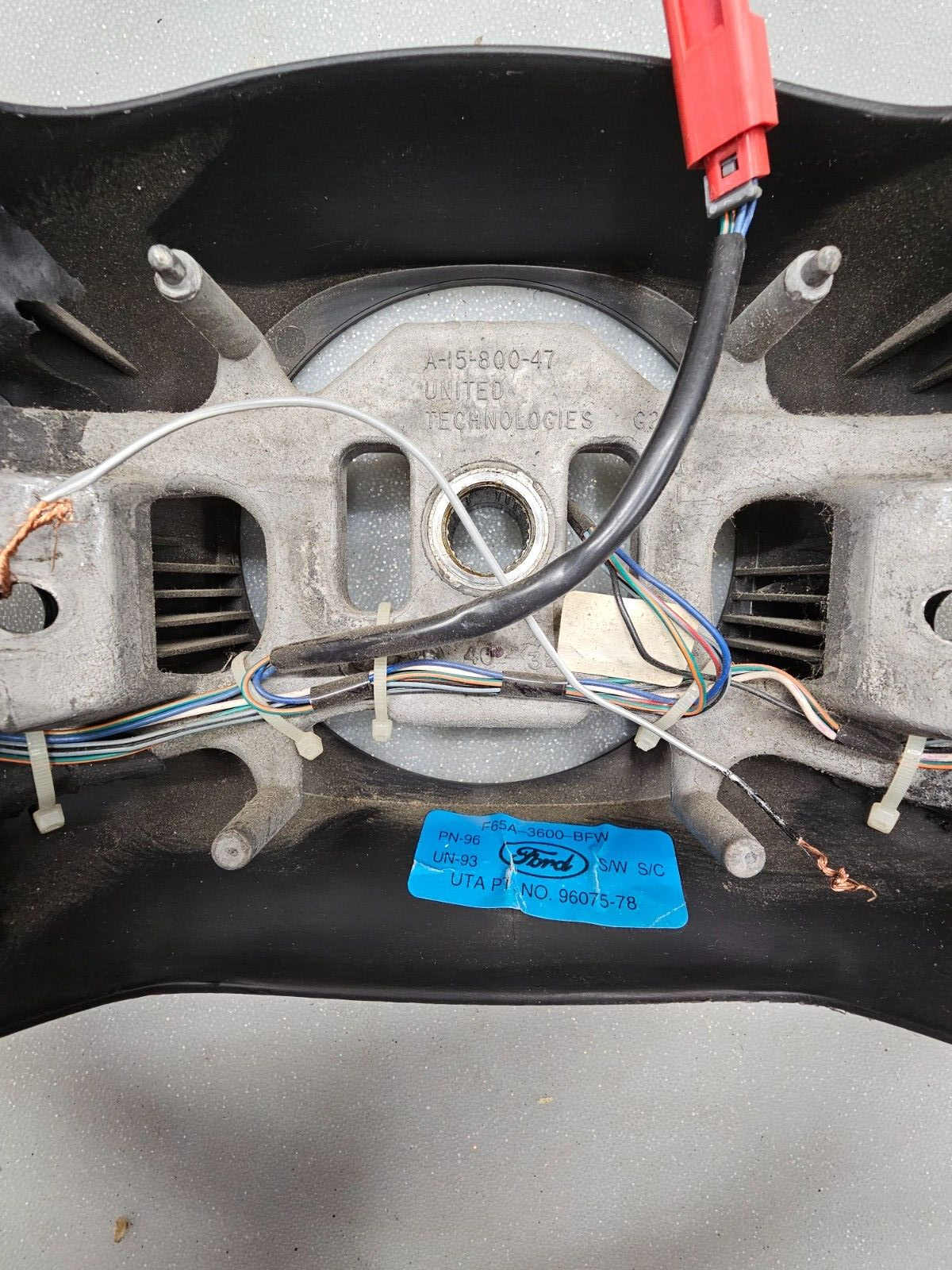 🔥1999-2007 FORD F250 F350 SUPER DUTY PICKUP Steering Wheel Leather Column Shift