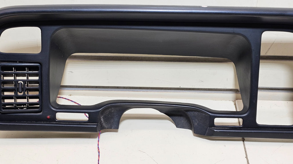 🔥94-97 Dodge Ram Dash Instrument Speedometer Cluster Trim Bezel Panel Black