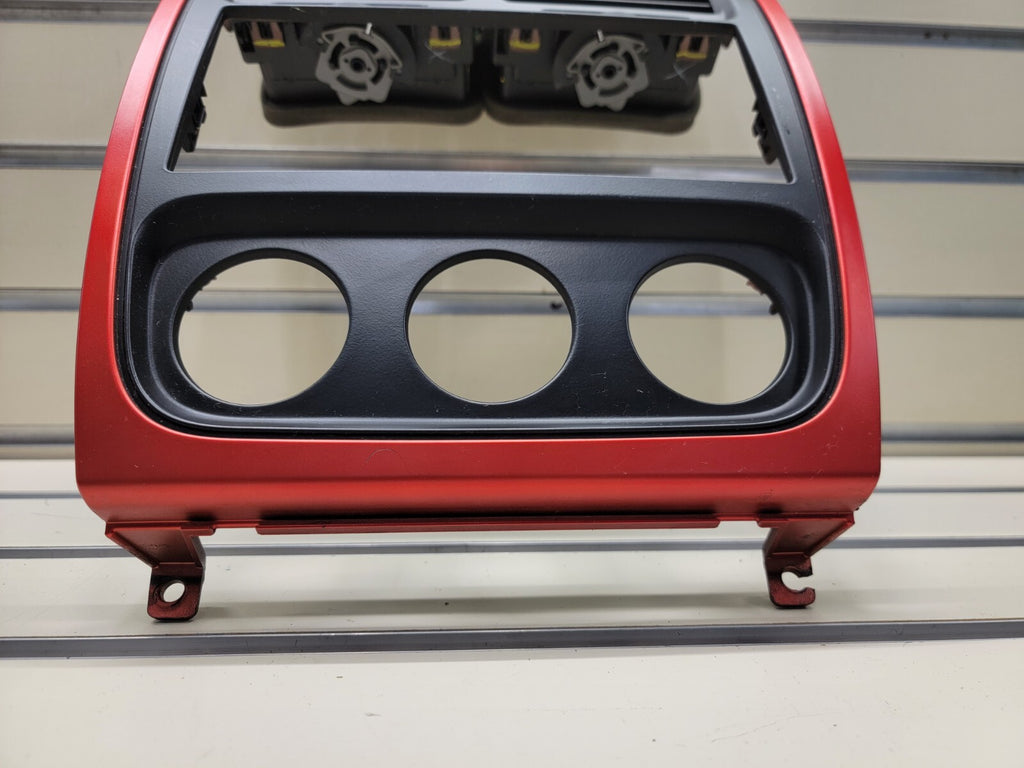 🔥2010-2012 Dodge Caliber Center Dash Radio Bezel Trim Panel red