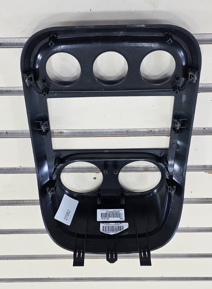 🔥10-16 Jeep Compass Patriot Center Dash Radio Climate Trim Bezel Panel BLACK