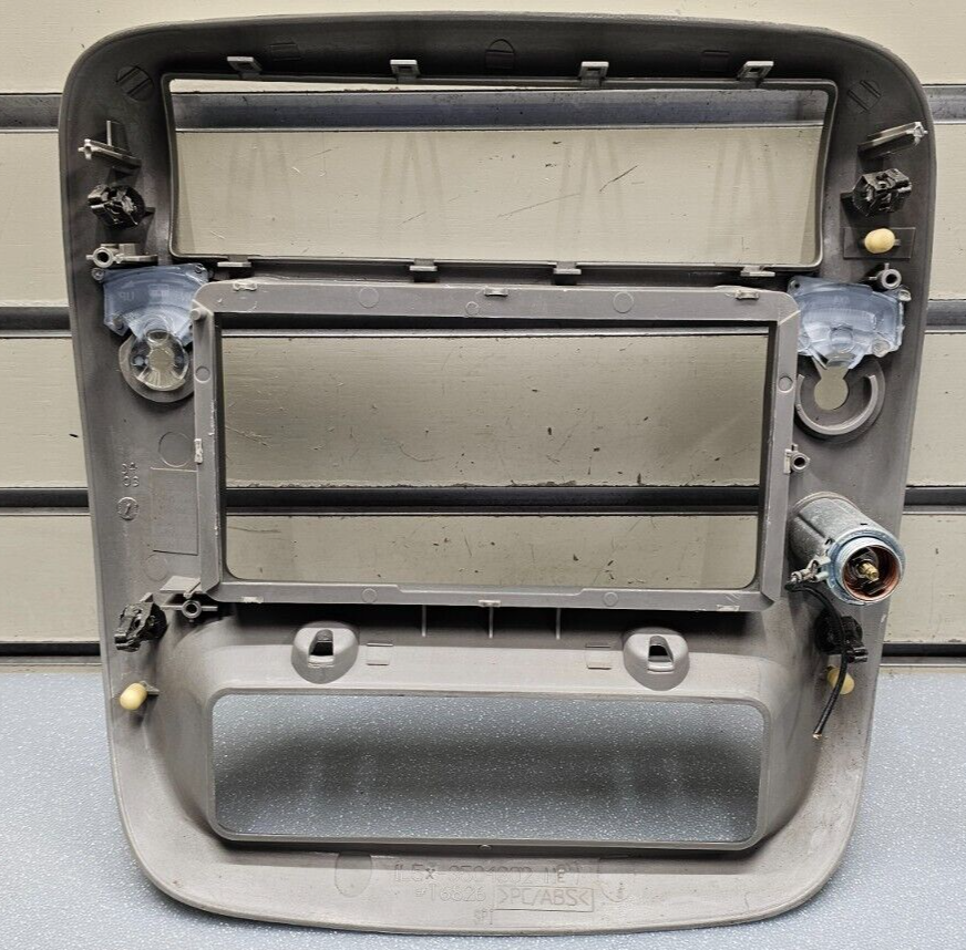 95-10 Ford Ranger EXPLORER Center Dash Radio Trim Surround Bezel Trim SILVER B2