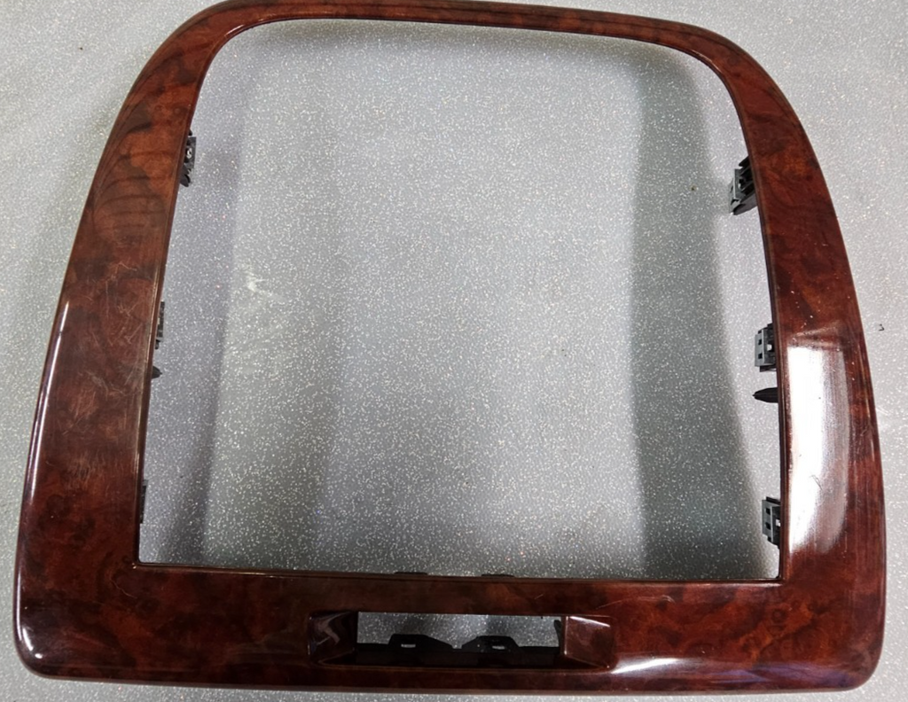 06-13 Chevy Impala Center Dash AM FM Radio Stereo Trim Panel Bezel Woodgrain OEM
