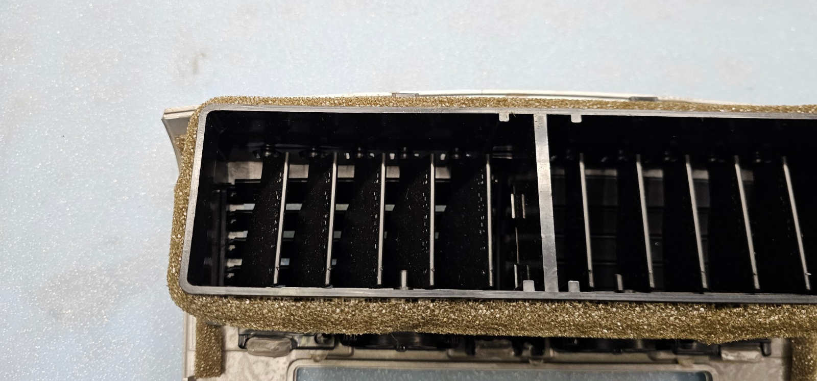 🔥07-09 Dodge CALIBER Dash Radio Center BEZEL Climate Dash Trim Vents SILVER B15