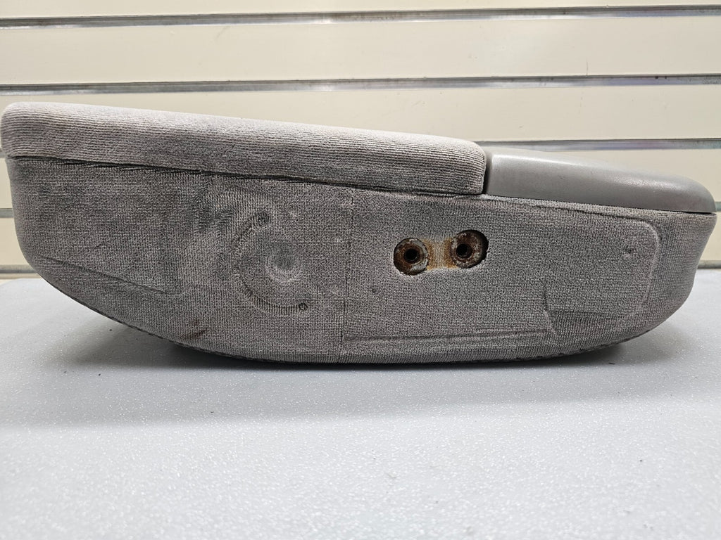 🔥97-03 Ford F150 Center Console JUMP SEAT Cloth/Leather Cup Holder LT GRAY JS6