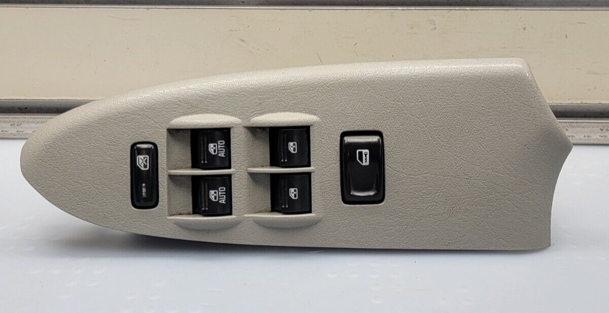 🔥06-09 Chevy TRAILBLAZER Window Switch Front LEFT Master Driver Side LIGHT grey