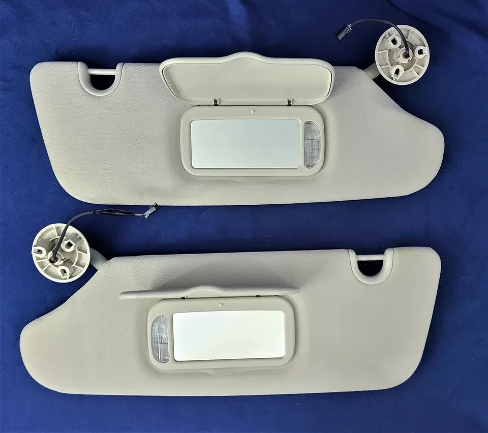 08-16 Grand Caravan Town Country Driver Passenger Side Sun Visor Shade Pair Set