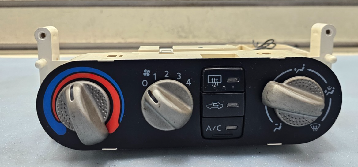 🔥02-06 Sentra Dash A/C HVAC Heater Temperature Climate Control Assembly Black