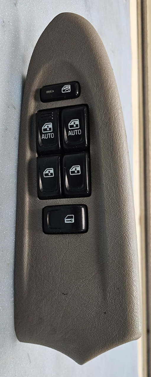 🔥02-05 CHEVY TRAILBLAZER DRIVER SIDE MASTER POWER WINDOW SWITCH GRAY