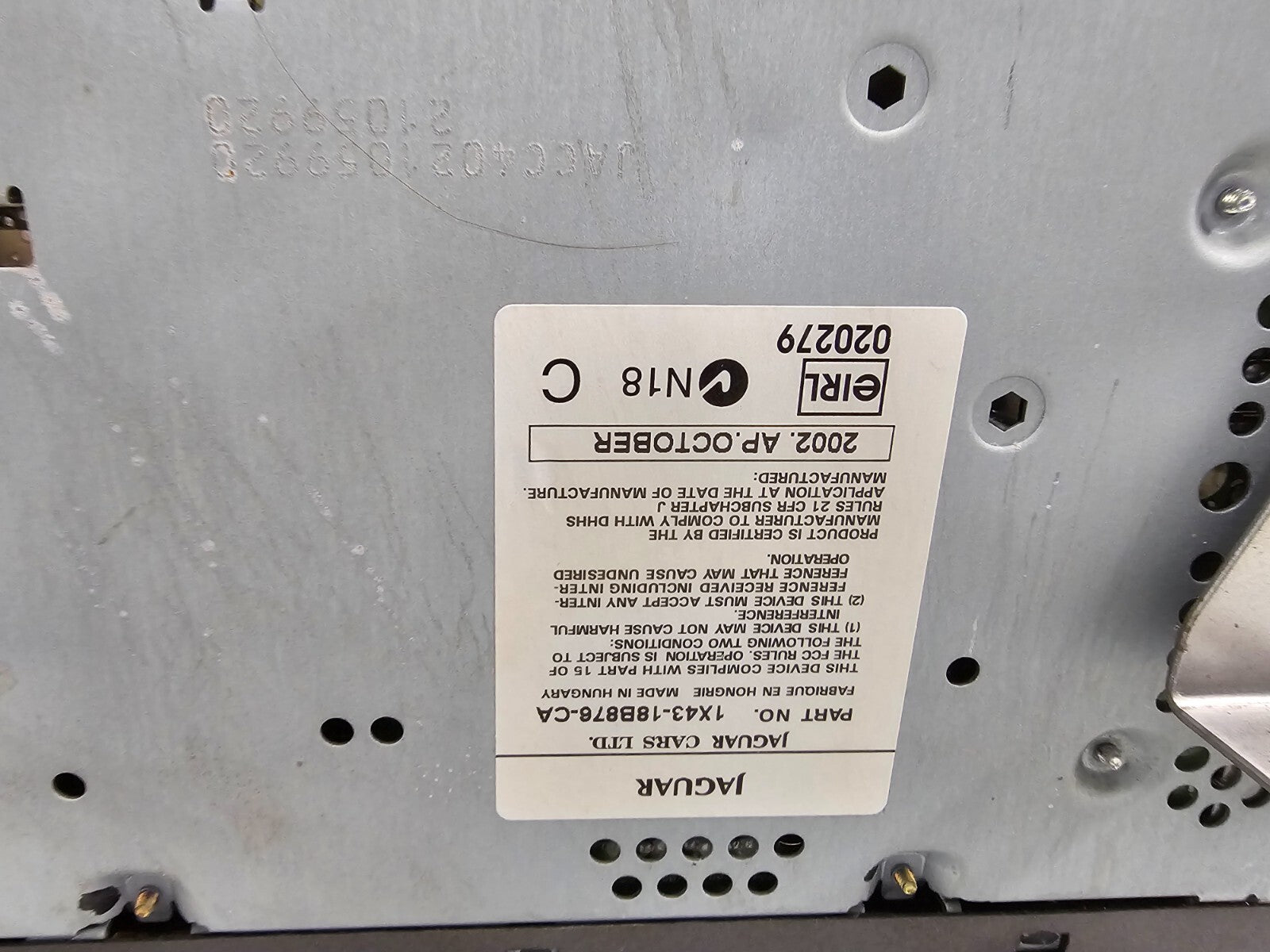 🔥02-08 Jaguar X-Type Digital Heater AC Temperature Climate Control Switch OEM