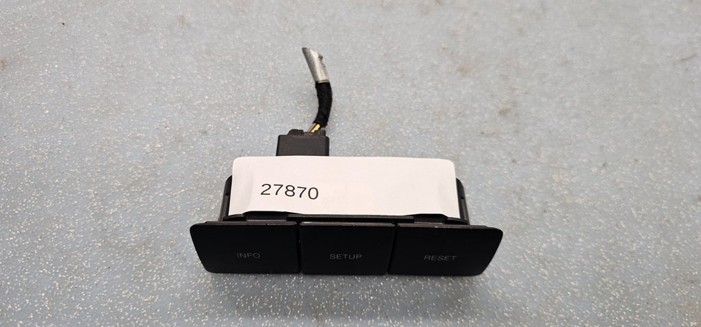 08-12 Ford Focus Escape Info Setup Reset Dash Control Memory Switch Push Button