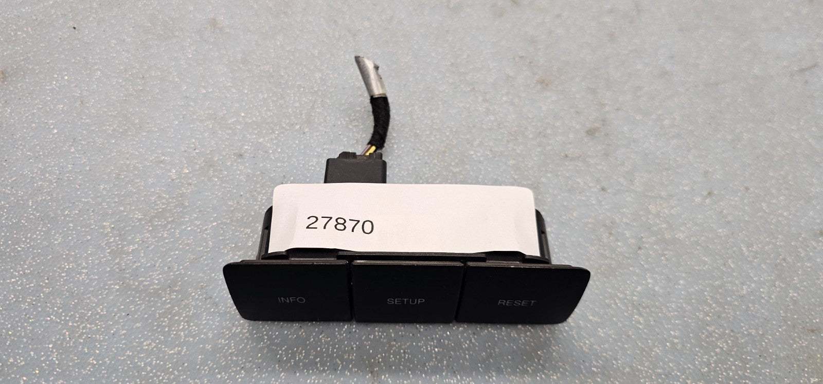 08-12 Ford Focus Escape Info Setup Reset Dash Control Memory Switch Push Button